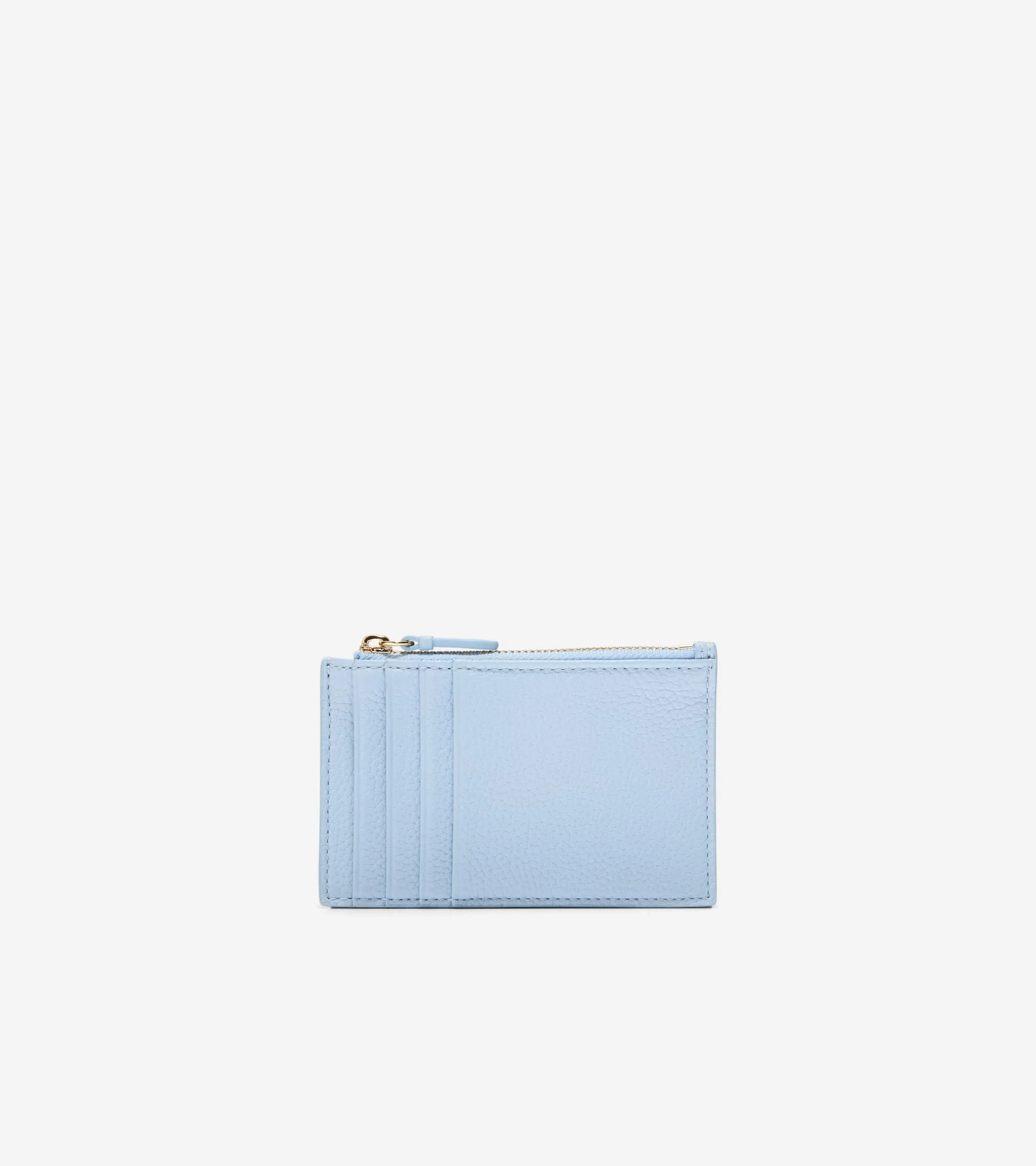 Tarjetero Monedero | Women's Leather Zip Card Case - Image 3